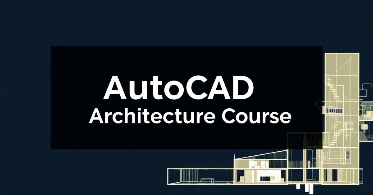 AutoCAD Architecture Course | Live Online & Classroom Tra...